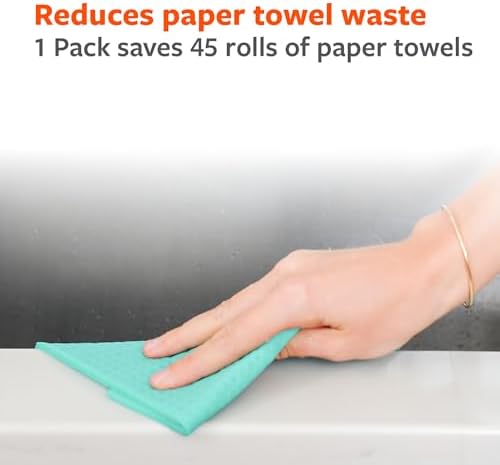 Full Circle Totally Plant-Based Absorbent Sponge Cloths, 3-Pack - Image 6