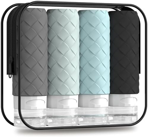 Silevoler Travel Bottles for Toiletries, TSA-Approved Travel Size Container by Silevoler