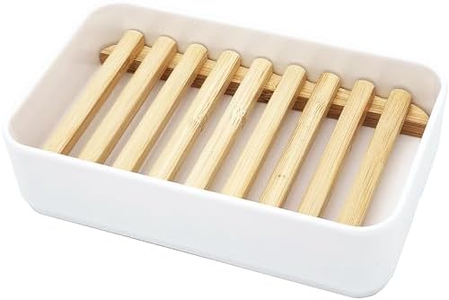 Soap Dish, Bathroom Self-Draining Soap Dish Holder for Shower by Latomex