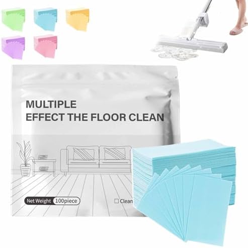 100 Piece Floor Cleaning Tablets Multi-surface Cleaner, 2026 Upgraded Floor Cleaning Solution Tablets, Effervescent for Hardwood, Laminate, Wall Tiles(Blue,1PCS) by Unknown