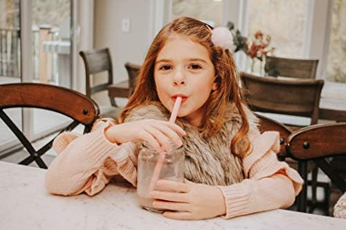 Reusable Silicone Drinking Straws - Big Size with Curved Bend for Tumblers Made from BPA Free No-Rubber Silicon - Flexible, Collapsible, Chewy, Bendy, Safe for Kids/Toddlers - Image 3