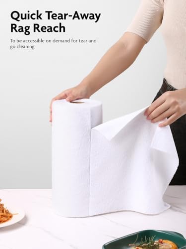 Fantasticlean Microfiber Cleaning Cloth Roll- 40 Sheets, 12" x 12" (White) - Image 2