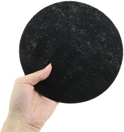 12PCS Black Bin Deodorising Cotton Pad 6.7 Inch Air Purification Filter Compatible with Most Standard Sized Dome Lid Recycling Bins - Image 4