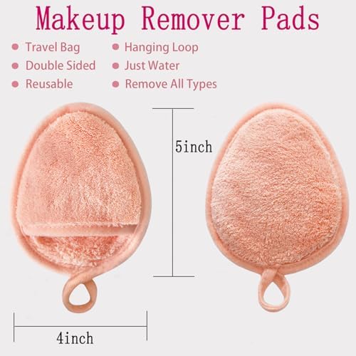 Reusable Makeup Remover Pads Washable Facial Makeup Cleansing Cloths - Image 2