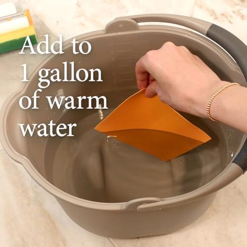 Dissolvable Floor Cleaner Sheets: Fresh Lime Scent, 30 Washes - Image 3
