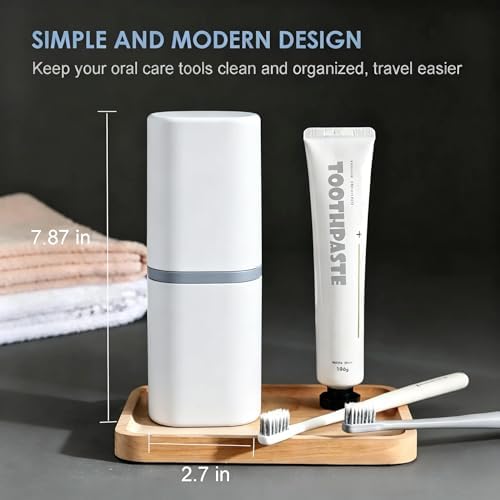 2 in 1 Portable Toothbrush & Toothpaste Travel Case - Image 2