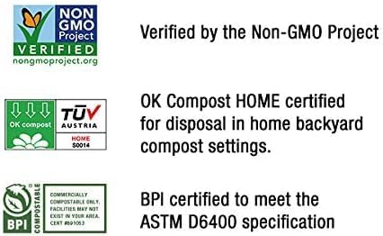 13 Gallon Tall Kitchen Compostable Trash Bags by BioBag, 48 Count, BPI Certified, Meets ASTM D6400 Standards, Made in USA, Food Scrap Bin Liners - Image 4