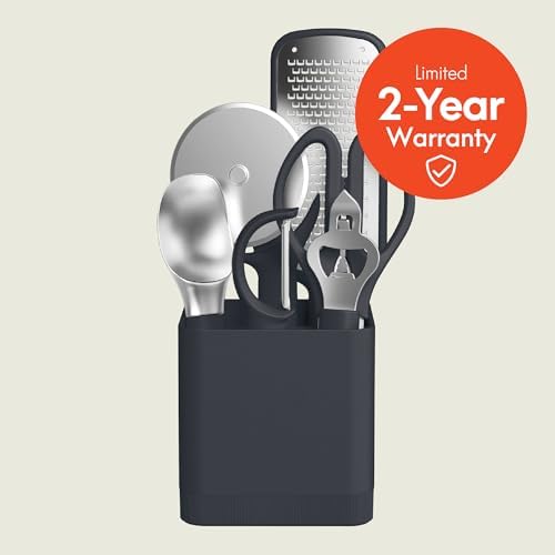bella 7 Piece Modular Gadget Set, Dishwasher Safe, Slate - Image 3