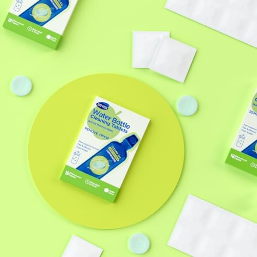 Water Bottle Cleaning Tablets, 18 Pack Bottle Clean Tablet Hydration Bladder Cleansing Tablets for Hydration Bladder, Water Bottle, Individually Packed, Apple Flavor - Image 5
