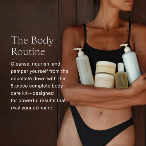 Oak Essentials The Body Routine, 5-Piece Body Care Set, Full Sizes - Image 2