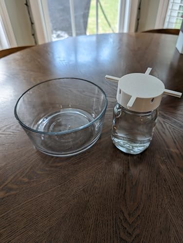 Set of 3 Mason Jar(Normal Mouth) or Soda Bottle Adapter 3D Printed/Self-Watering Micro Greens/self-Watering Micro Greens System (Set of 3 caps) - Image 4