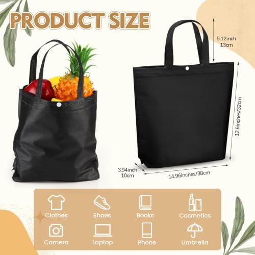 Paterr 100 Pcs Reusable Shopping Bags Bulk - Image 4