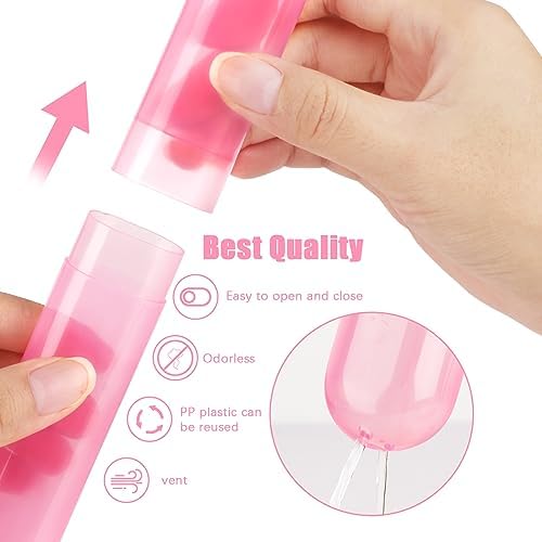 Hooqict 4 Pack Travel Toothbrush Case Portable Travel Toothbrush Holder Plastic Toothbrush Container Protector Cover Case for Traveling, Bathroom, Camping, Home, School, Business - Image 4