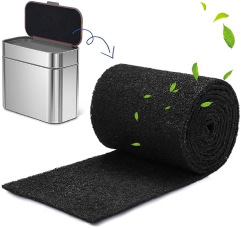 Reallnaive Square Compost Bin Charcoal Filter Sheets, Activated Carbon by Reallnaive