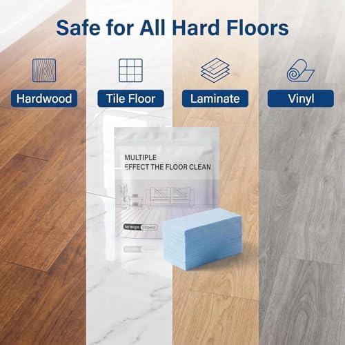2026 Multi-Effect Floor Clean Tablets, 100 Piece Floor Cleaning Tablets Multi-surface Cleaner, All Purpose Floor Cleaning Solution Tablets for Hardwood, Tile, Vinyl Floors, Laminate (Yellow, 100PCS) - Image 5