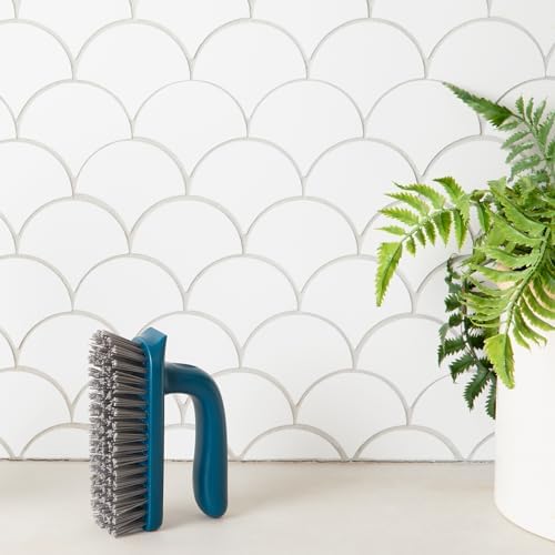 Full Circle Clean Ocean Grout & Tile Scrub Brush, for Shower, Bathroom - Image 3