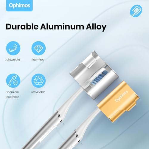Aluminum Toothbrush Head Cover Cap, Tooth Brush Travel Protector Case - Image 3