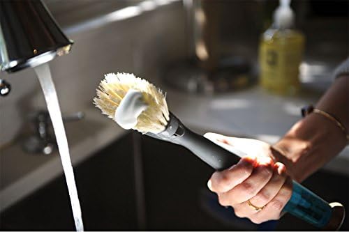 Full Circle Foam Alone 2-in-1 Foaming Dish Brush & Soap Dispenser, Gray - Image 3