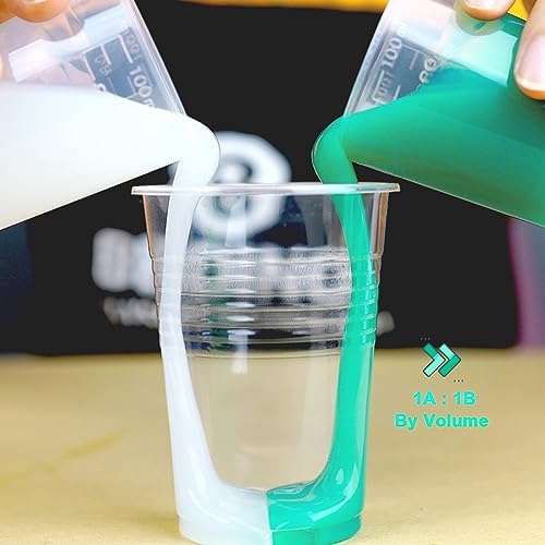 BBDINO Platinum Liquid Silicone Mold Making Kit 8A Jade Green 2 Gallons - Image 3