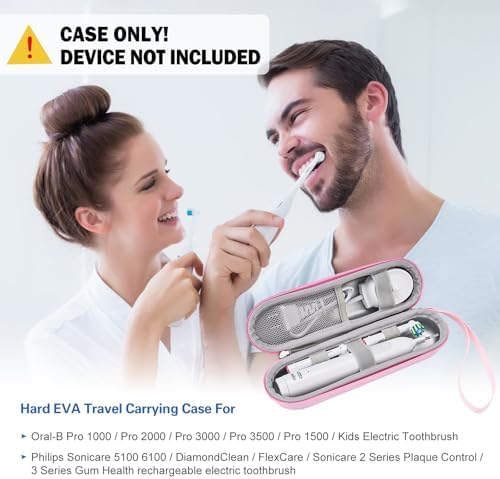 ProCase Toothbrush Travel Case for Oral-B & Sonicare -Pink - Image 2