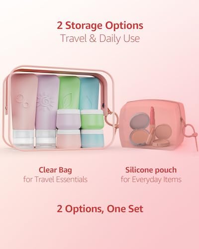 23 Pcs Travel Bottles for Toiletries,Travel Containers for Toiletries - Image 4