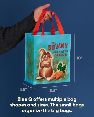 Blue Q Handy Tote Bag - Funny Reycled & Reusable Tote Bag - Image 2