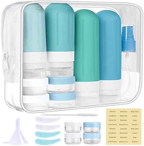 Travel Bottles for Toiletries 18Pack Containers Travel Size Toiletries by Landisun