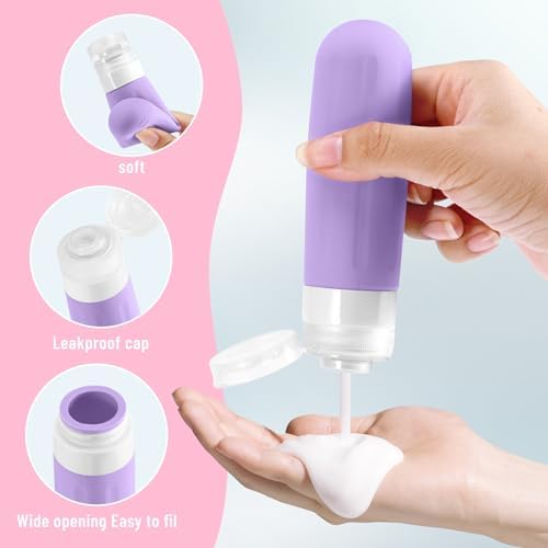 Travel Bottles for Toiletries 18Pack Containers Travel Size Toiletries - Image 3
