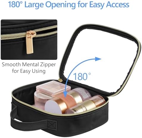 PACKISM Clear Makeup Bag Travel - Velvet Side TSA Approved Toiletry Bag - Image 4