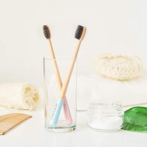 Bamboo Toothbrushes 6 Pack, Soft Bristle Toothbrush Charcoal Toothbrush - Image 5