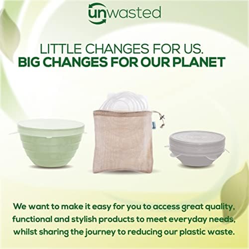 unwasted Reusable Silicone Lids (Variety Pack) – Upgrade Your Kitchen Gadgets with Our Covers for Food Storage – Reusable Silicone Stretch Lids and Food Covers for Containers (Pack of 7) - Image 7