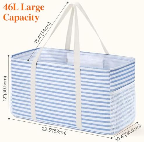 Lifewit Large Tote bag, Reusable Shopping Grocery Bags - Image 4