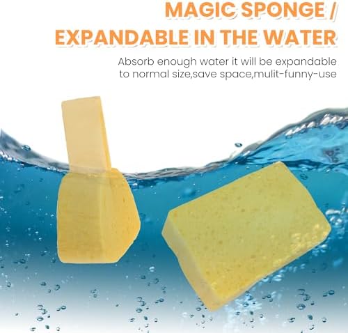 8-Count Pop Up Cellulose Sponges, Yellow - Image 3