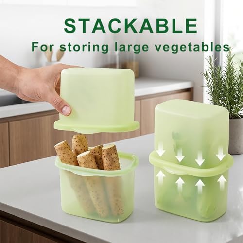 Silicone Food Storage Bags, Reusable, High-Temperature Resistant, Leak-Proof Upright Freezer Bags, Microwave and Dishwasher Safe，white - Image 6
