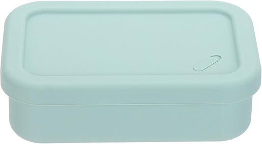 PATIKIL Leakproof Travel Soap Case, Silicone Travel Soap Container with Draining Layer Portable Bar Soap Holder for Bathroom Camping Gym, Green