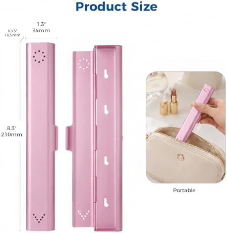 2 Pack Toothbrush Travel Case Aluminum, Portable Toothbrush Holders Travel, Manual Toothbrush Case Container for Traveling, Bathroom, Camping, Business Trip(Silver, Pink) - Image 6