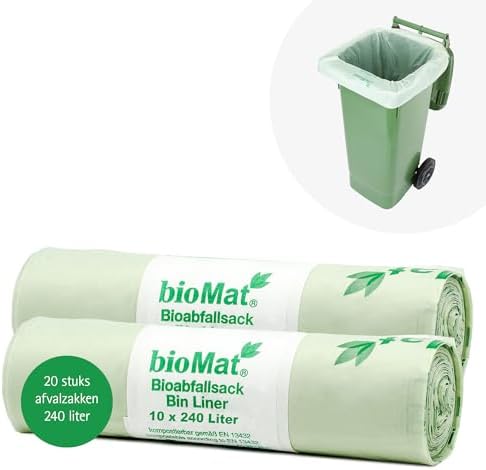 bioMat 64 Gallon Compostable Food Scrap Bags, 20 Count by VisitbioMat