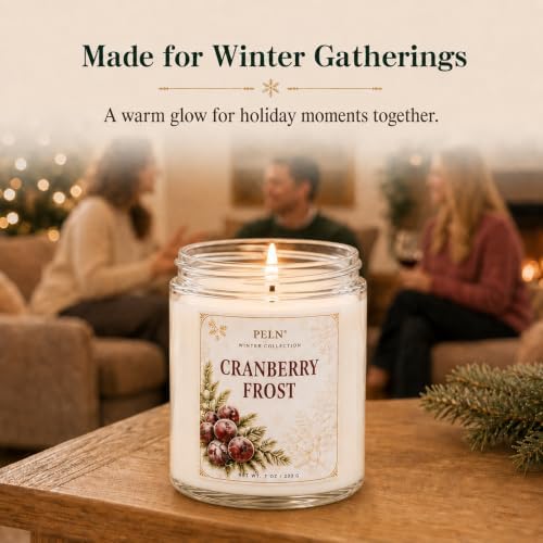 6-Pack Winter Candle Gift Set 7oz Soy Wax, Holiday Christmas Scents - Image 7