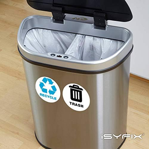 iSYFIX Recycle Sticker for Trash Can, 6 Pack, 5 inch - Image 5