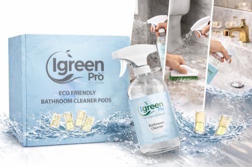 Bathroom Cleaner Tablets, 12 Water Soluble Pack,s Fresh Scent (12 Refill Water Soluble Packs, Citrus) - Image 4
