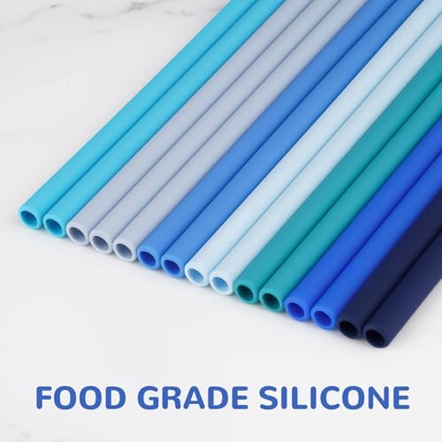 Tomorotec 15PCS Silicone Drinking Straws Fit for Stanley 40oz 30oz Tumbler - Image 2