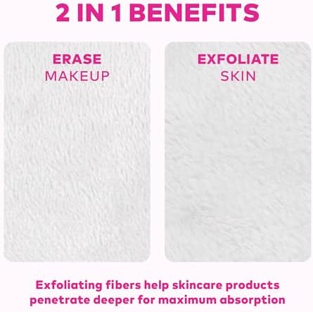 The Original MakeUp Eraser 7-Day Set, Erase All Makeup with Just Water, Including Waterproof Mascara, Eyeliner, Foundation, Lipstick, Sunscreen, and More! Fab-Bow-Lous, 7ct. - Image 6
