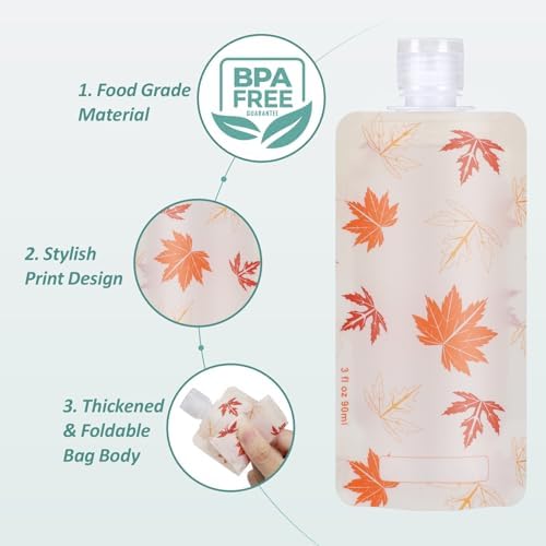 PACKISM 11 Pack Travel Pouches for Toiletries - 90ml 3 oz Liquid Container - Image 3