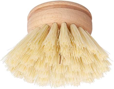 Redecker Dish Brush Replacement Head, Tampico Fiber, 1-1/2 Inch Round – Wooden Replacement Brush Head for Everyday Dishwashing, Made in Germany - Image 2