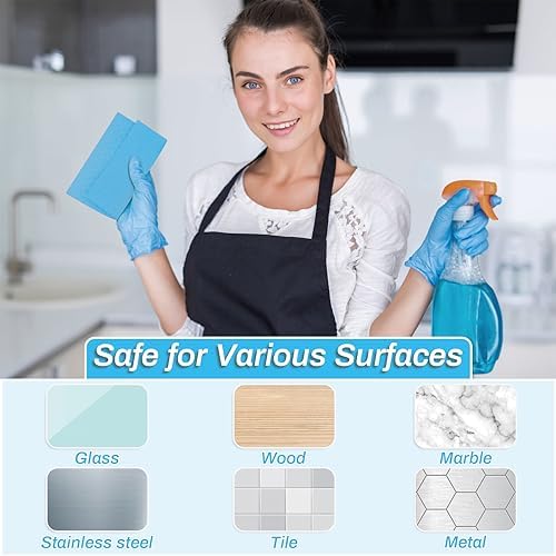 Lucomb 11 Pack Swedish Dish Cloths for Kitchen, Highly Absorbent Reusable Dishcloth Towels Cellulose Sponge Kitchen Rags for Drying Dishes Wiping Surfaces, Dishwasher Safe - Image 5