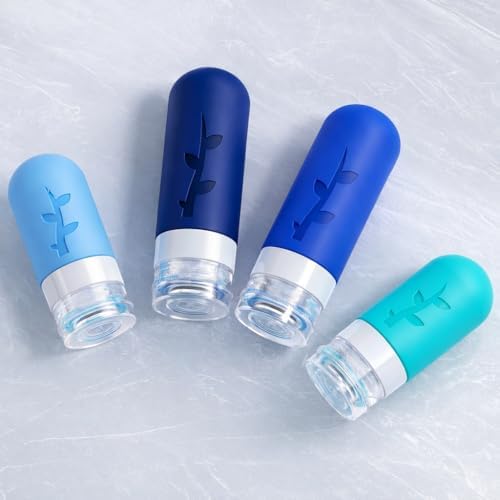 Tocelffe 18pack Travel Bottles for Toiletries,TSA Approved Silicone Travel Containers jar for Toiletries,Leak Proof Refillable Liqus Shampoo And Conditioner Essentials toiletry - Image 4