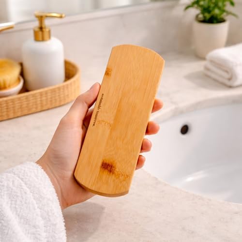 Sustainable Tomorrow Zen and Junior Bamboo Premium Electric Toothbrush Holder Case | Eco-Friendly Bathroom Storage Box | Heavy Duty Oral Care Organiser for Adults & Kids - Image 5