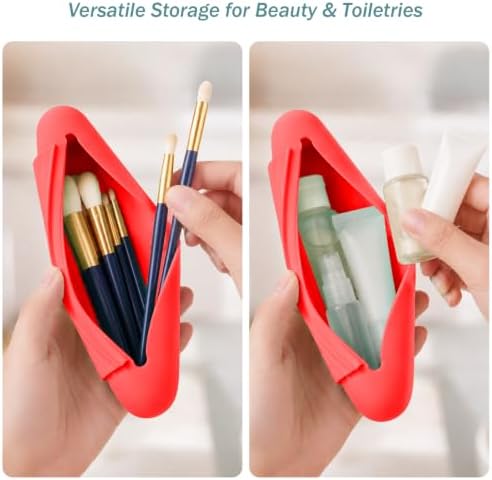 Silicone Toothbrush Travel Case, Upgrade Large Toothbrush Case for Travel - Image 6