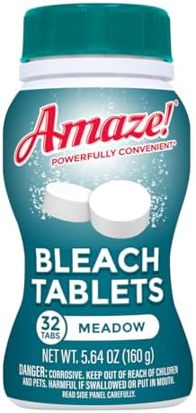 AMAZE Ultra Concentrated Bleach Tablets – Meadow Scent [32 tablets] by Amaze