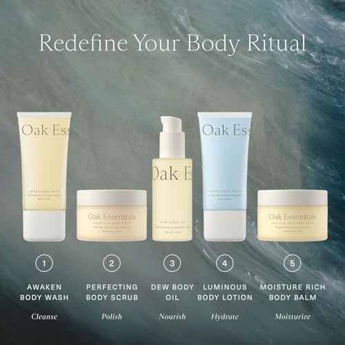 Oak Essentials Travel Body Routine, 5-Piece Body Care Set, Travel Sizes - Image 6